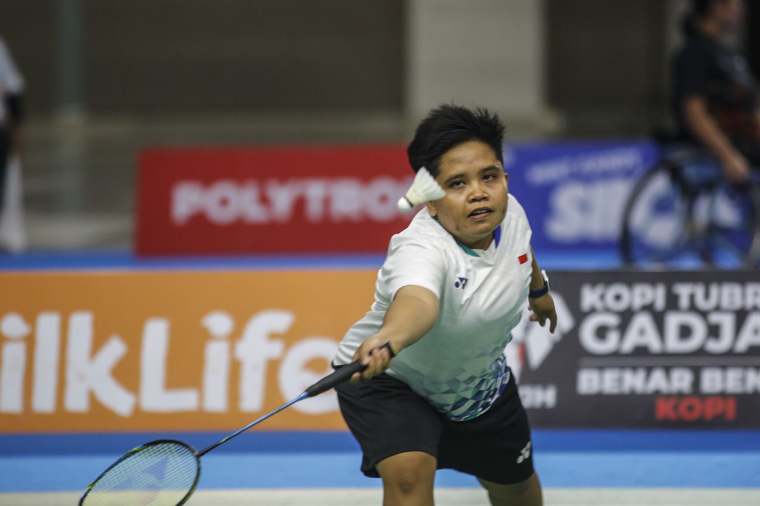 Atlet PEPARNAS XVII 2024 Berjaya di HYDROPLUS Indonesia Para Badminton International 2024